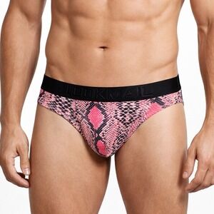 Jockmail XL (32-34) Pink Snakeskin Backless Brief Jockstrap JM318 New